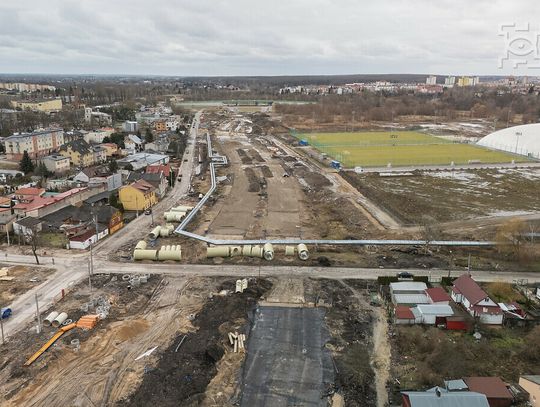 Z dziennika budowy przedłużenia ul. Lubelskiego Lipca '80