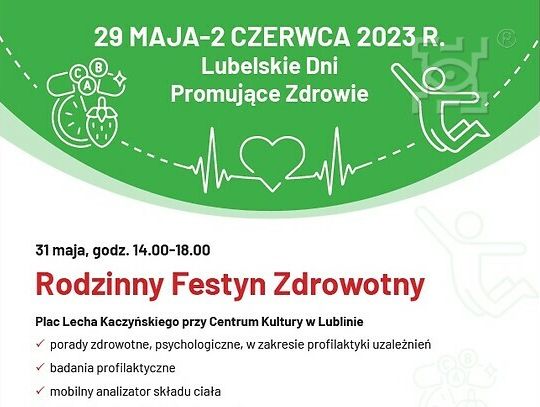 Zapraszamy do udziału w Lubelskich Dniach Promujących Zdrowie