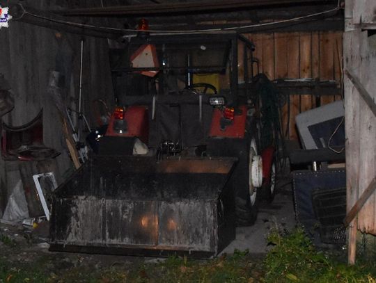 Zatrzymani po kradzieży ciągnika