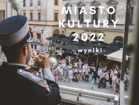 Znamy wyniki konkursu Miasto Kultury 2022!