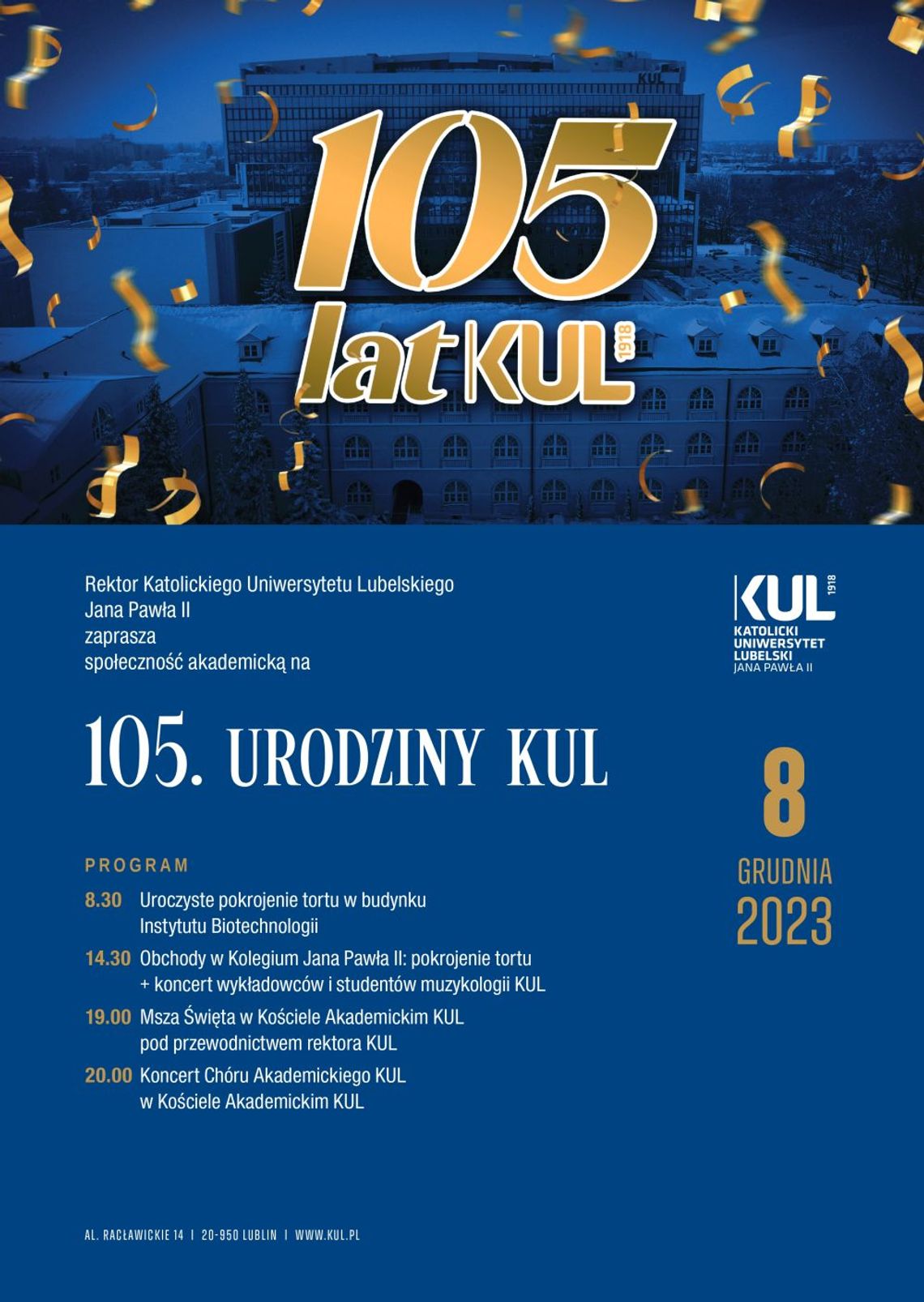 105. urodziny KUL