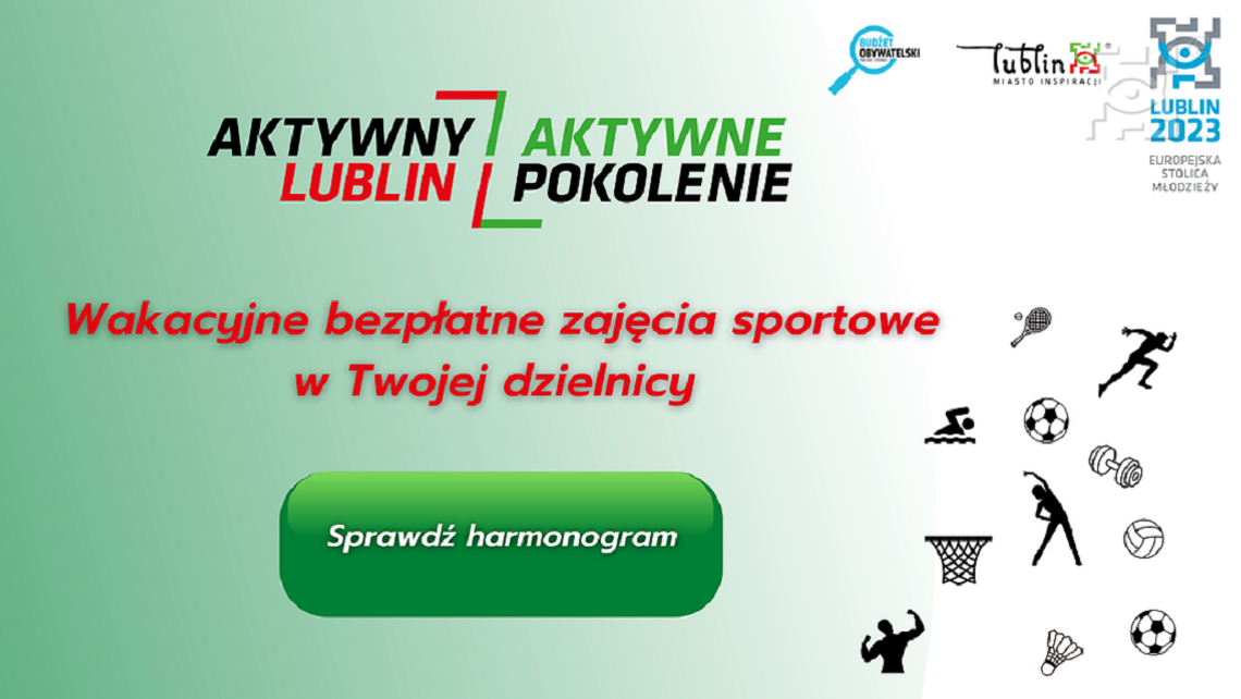 Aktywne lato w dzielnicach! Aktywne lato w dzielnicach!