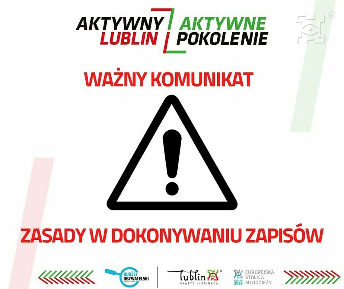 Aktywny Lublin i Aktywne Pokolenie - wznowienie zajęć!