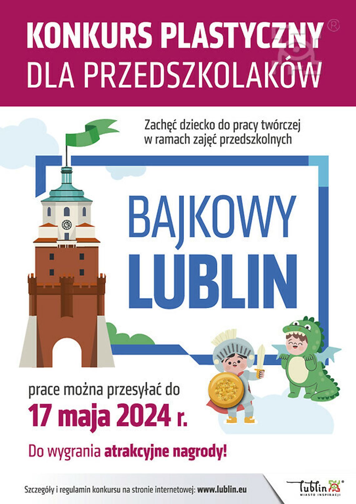 „Bajkowy Lublin” tematem konkursu dla przedszkolaków