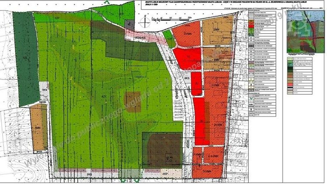 Cmentarz komunalny w projekcie miejscowego planu * Cmentarz komunalny w projekcie miejscowego planu *
