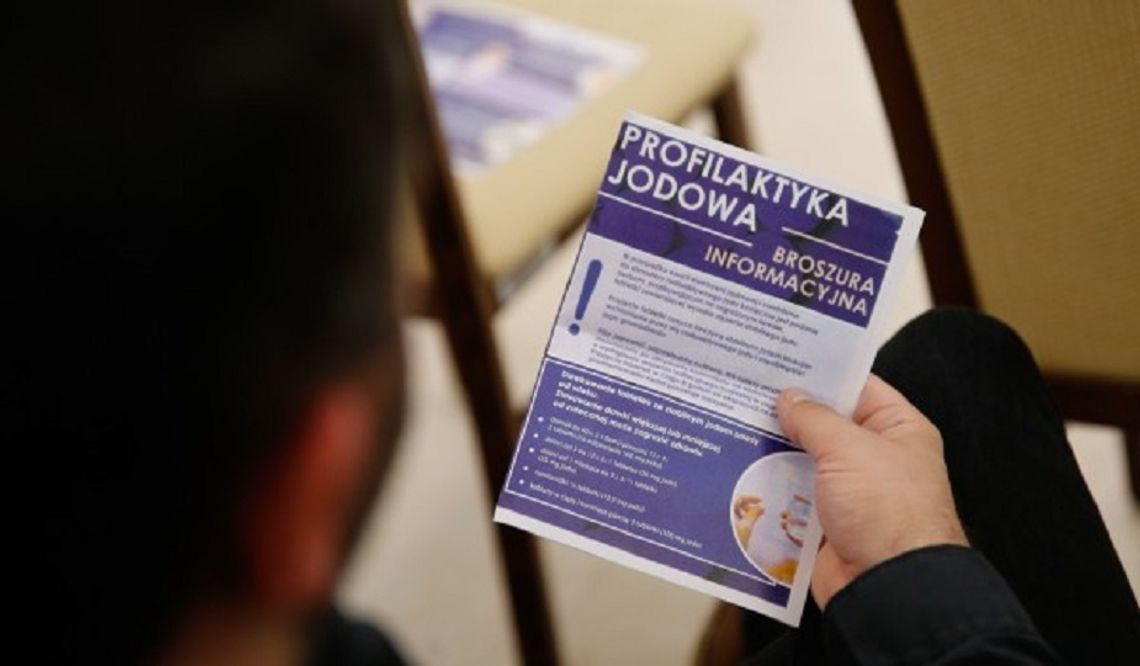 Dystrybucja jodku potasu - konferencja z udziałem wojewody lubelskiego Dystrybucja jodku potasu - konferencja z udziałem wojewody lubelskiego