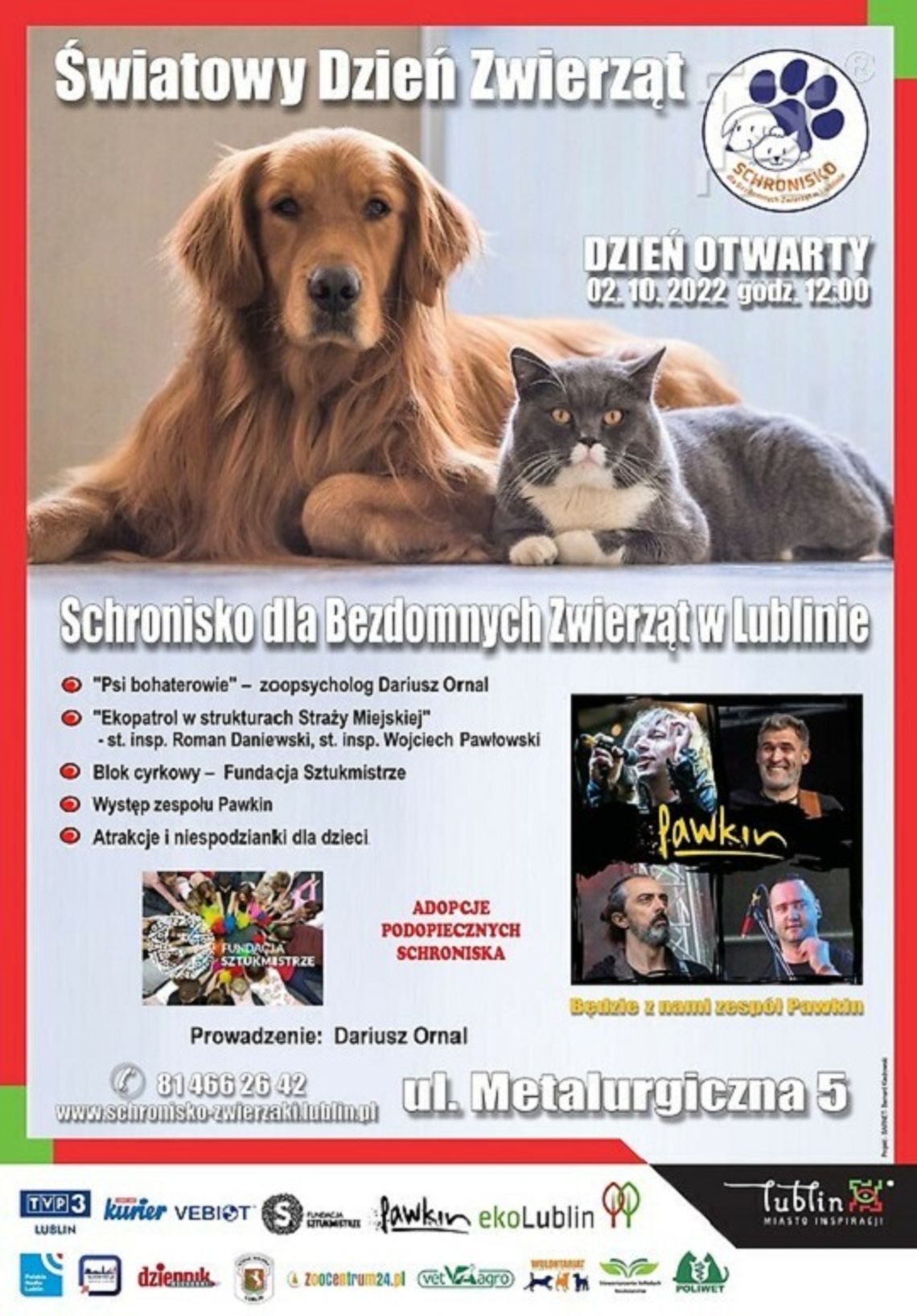 Dzień Otwarty w Schronisku dla Bezdomnych Zwierząt w Lublinie Dzień Otwarty w Schronisku dla Bezdomnych Zwierząt w Lublinie