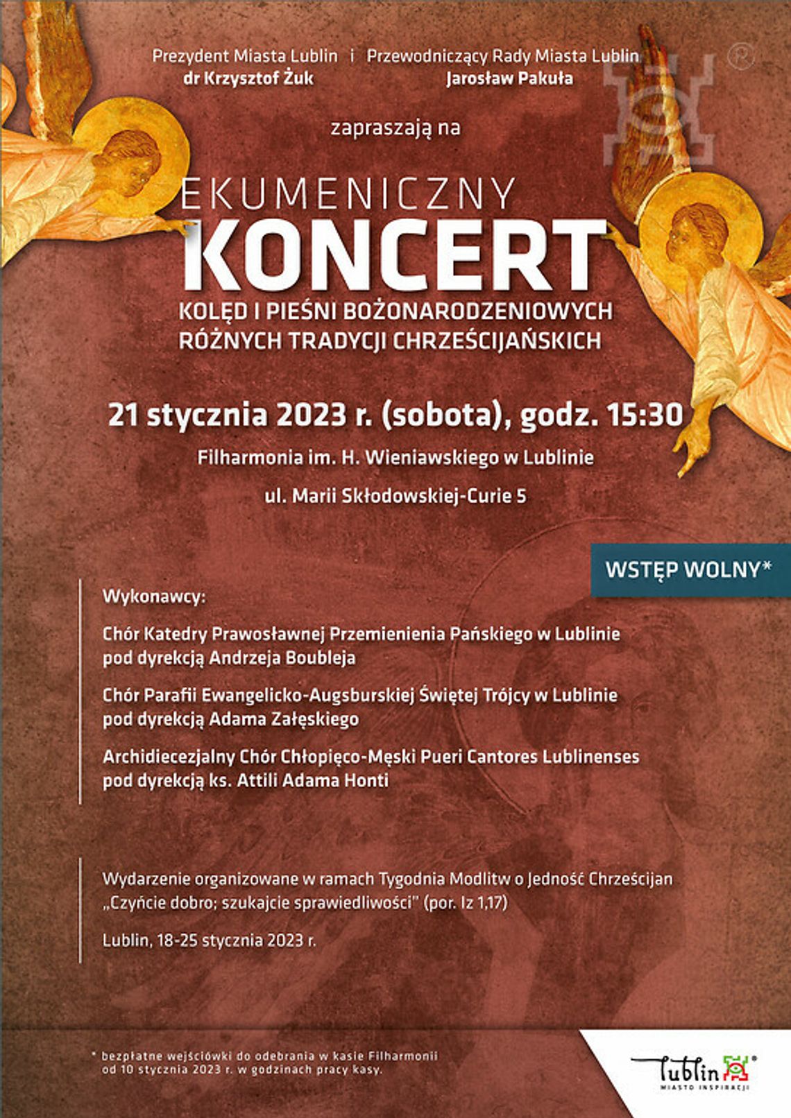 Ekumeniczny Koncert Kolęd i Pieśni Bożonarodzeniowych Różnych Tradycji Chrześcijańskich