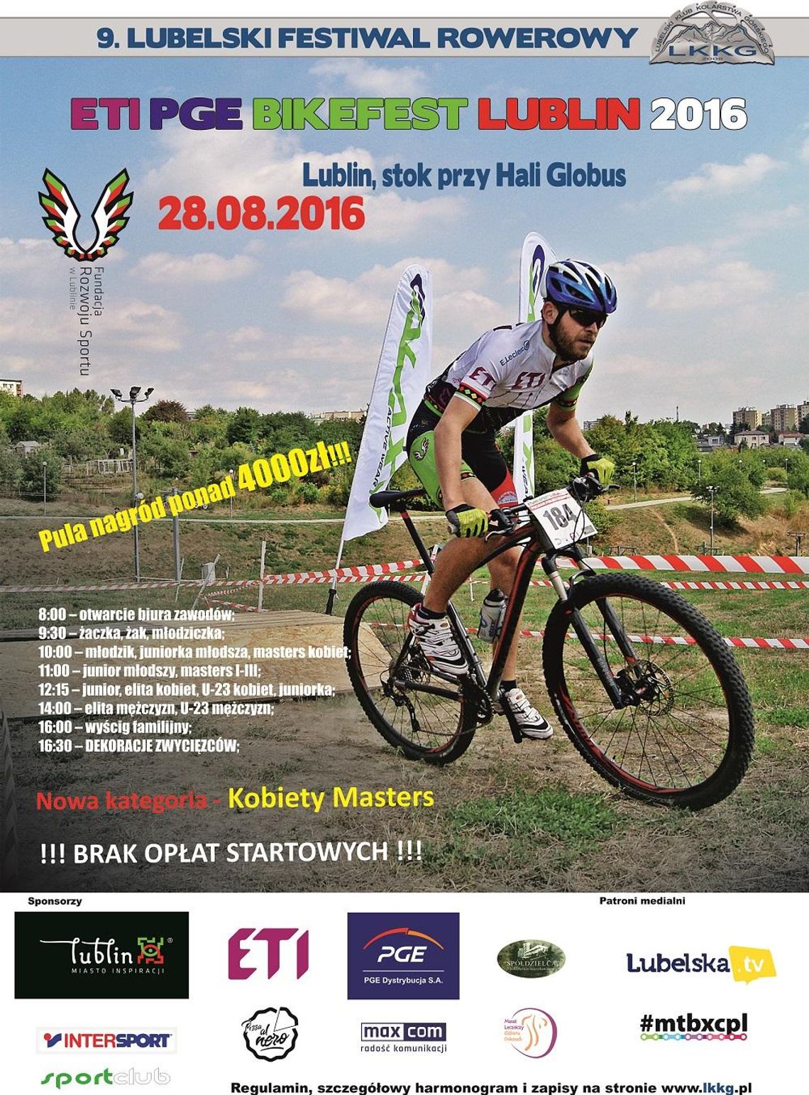 ETI PGE Bikefest Lublin 2016 - 9. Lubelski Festiwal Rowerowy.