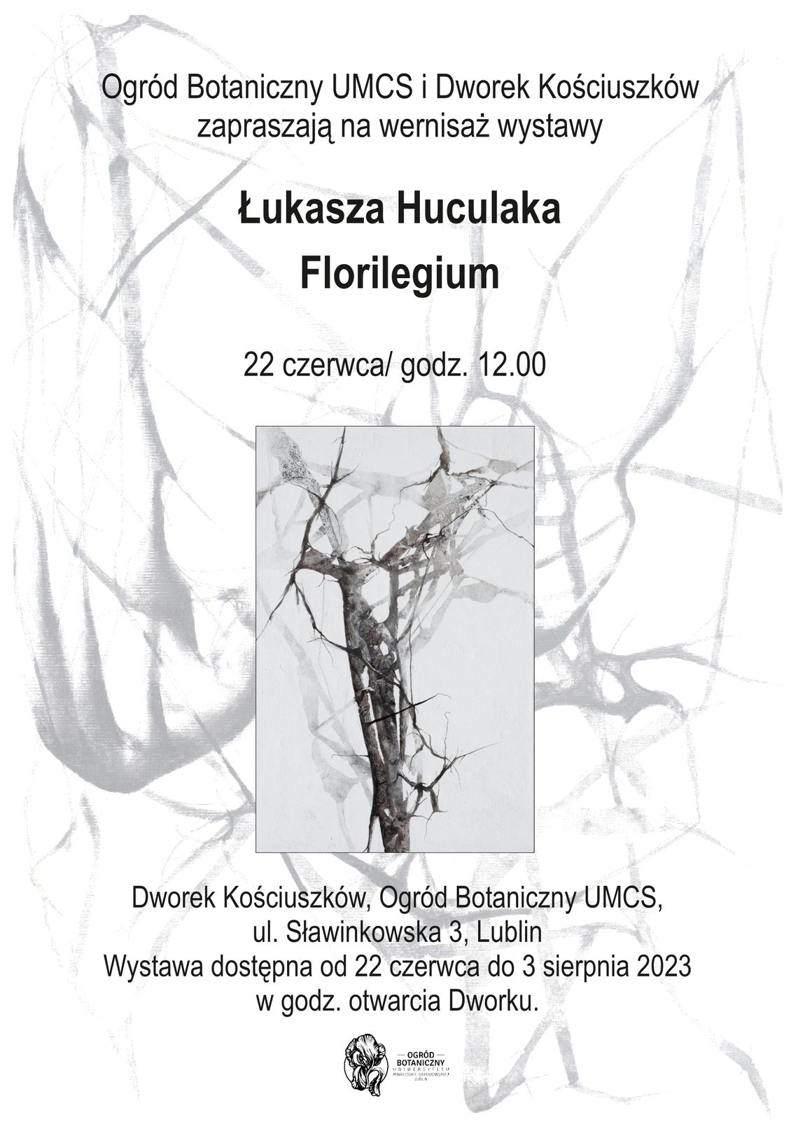 "Florilegium" Łukasza Huculaka – wernisaż wystawy w Dworku Kościuszków UMCS