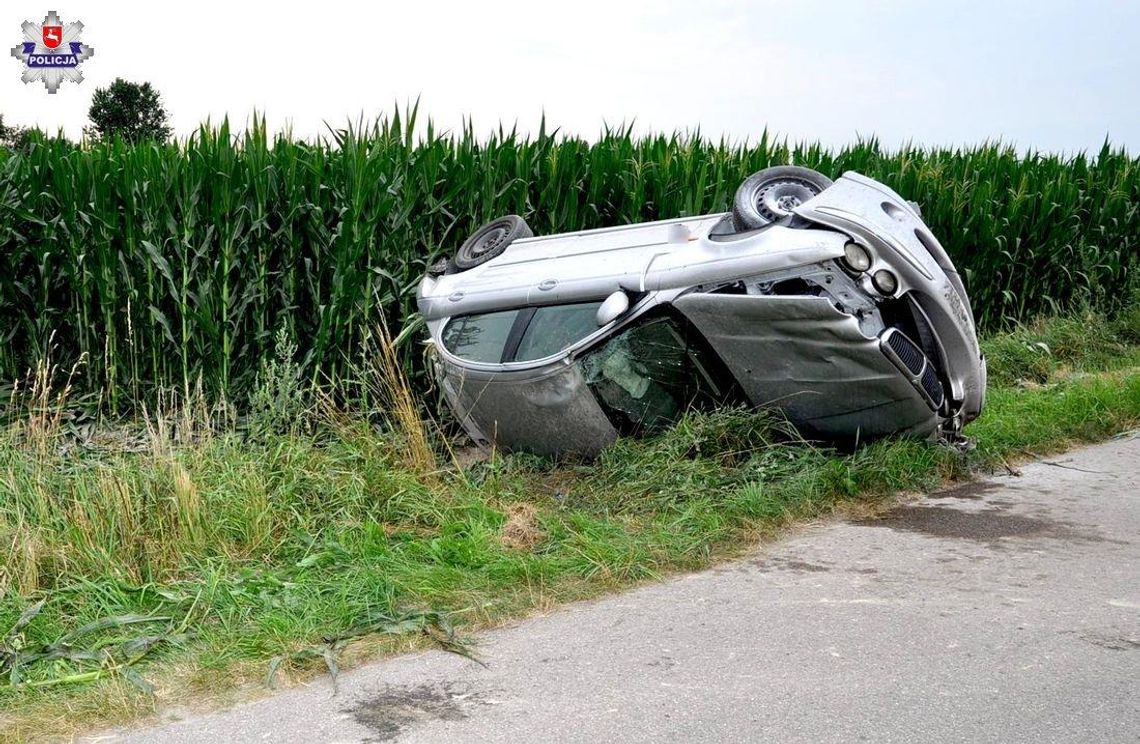 Groźny wypadek w Fajsławicach. Dwie osoby ranne Groźny wypadek w Fajsławicach. Dwie osoby ranne