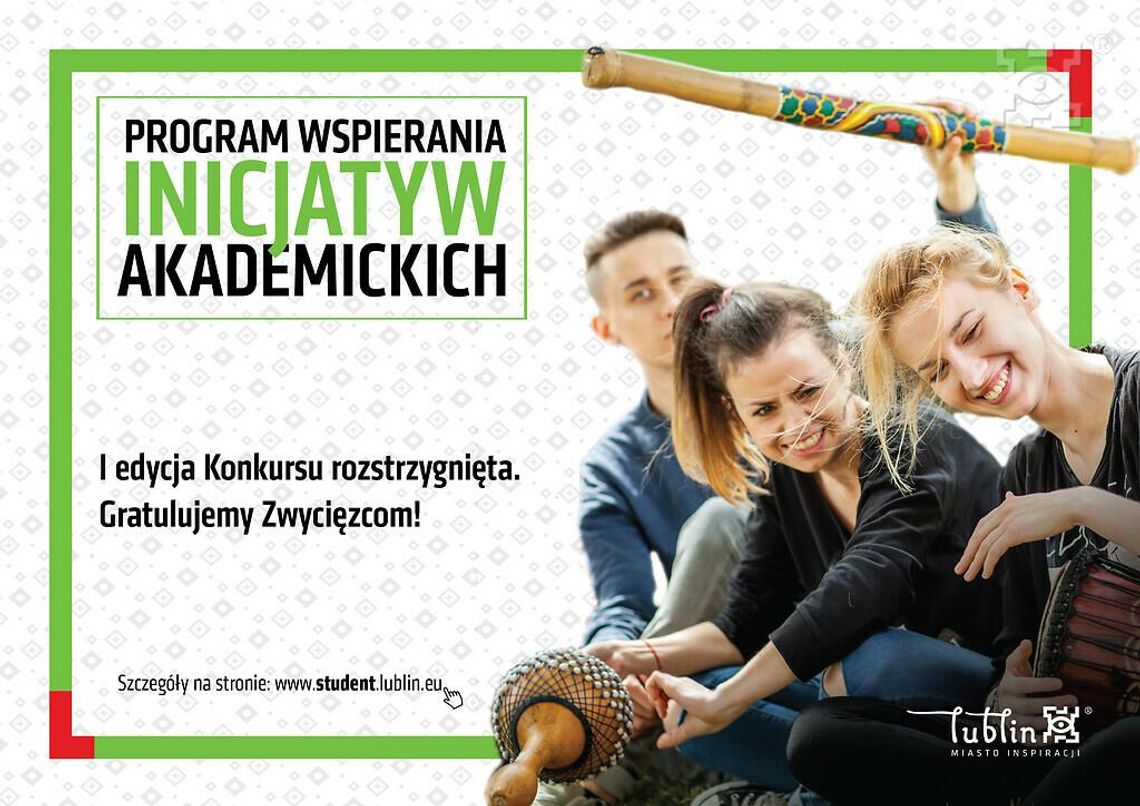 I edycja konkursu Program Wspierania Inicjatyw Akademickich rostrzygnięta