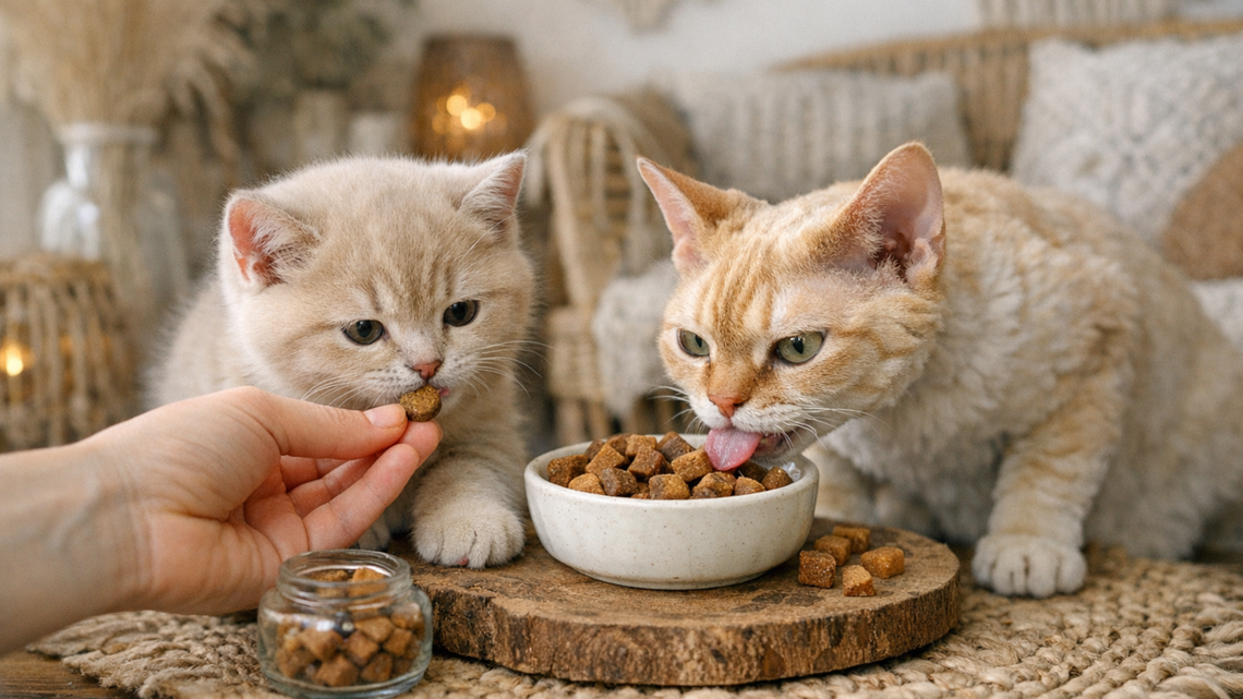 Jakie przysmaki są odpowiednie dla kociąt?