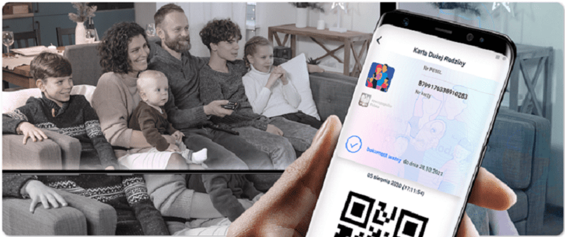 Karta Dużej Rodziny dostępna w aplikacji mObywatel Karta Dużej Rodziny dostępna w aplikacji mObywatel