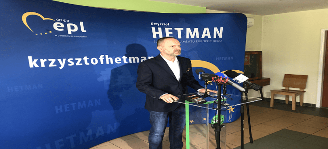 Konferencja Prasowa Europosła Krzysztofa Hetmana
