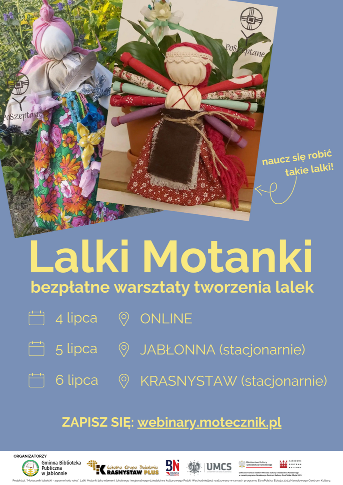 Lalki Motanki - warsztaty tworzenia lalek