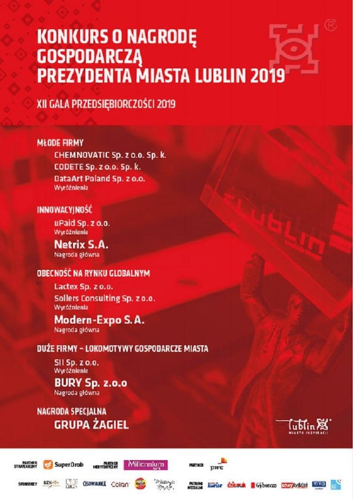 Laureaci konkursu o Nagrodę Gospodarczą Prezydenta * Laureaci konkursu o Nagrodę Gospodarczą Prezydenta *