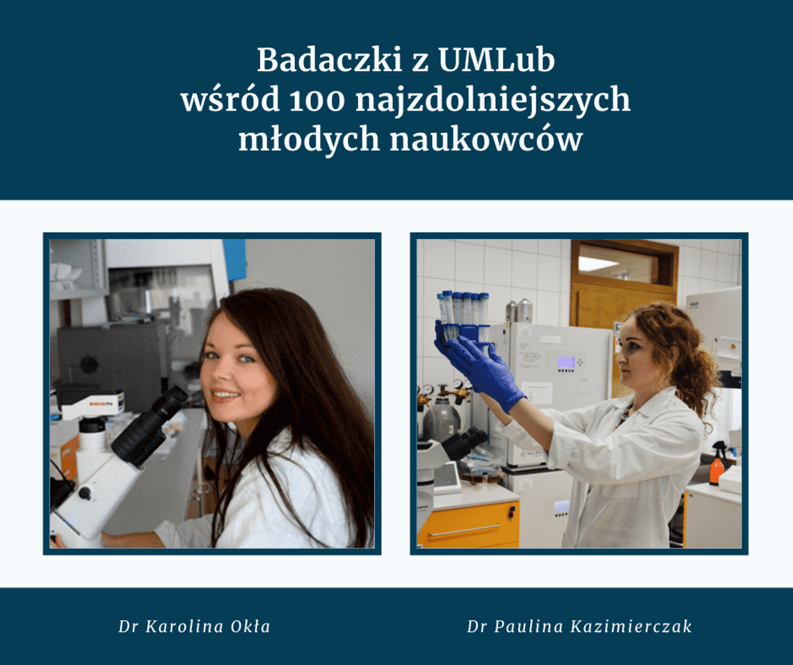 Lubelskie badaczki na liście 100 najzdolniejszych młodych naukowców