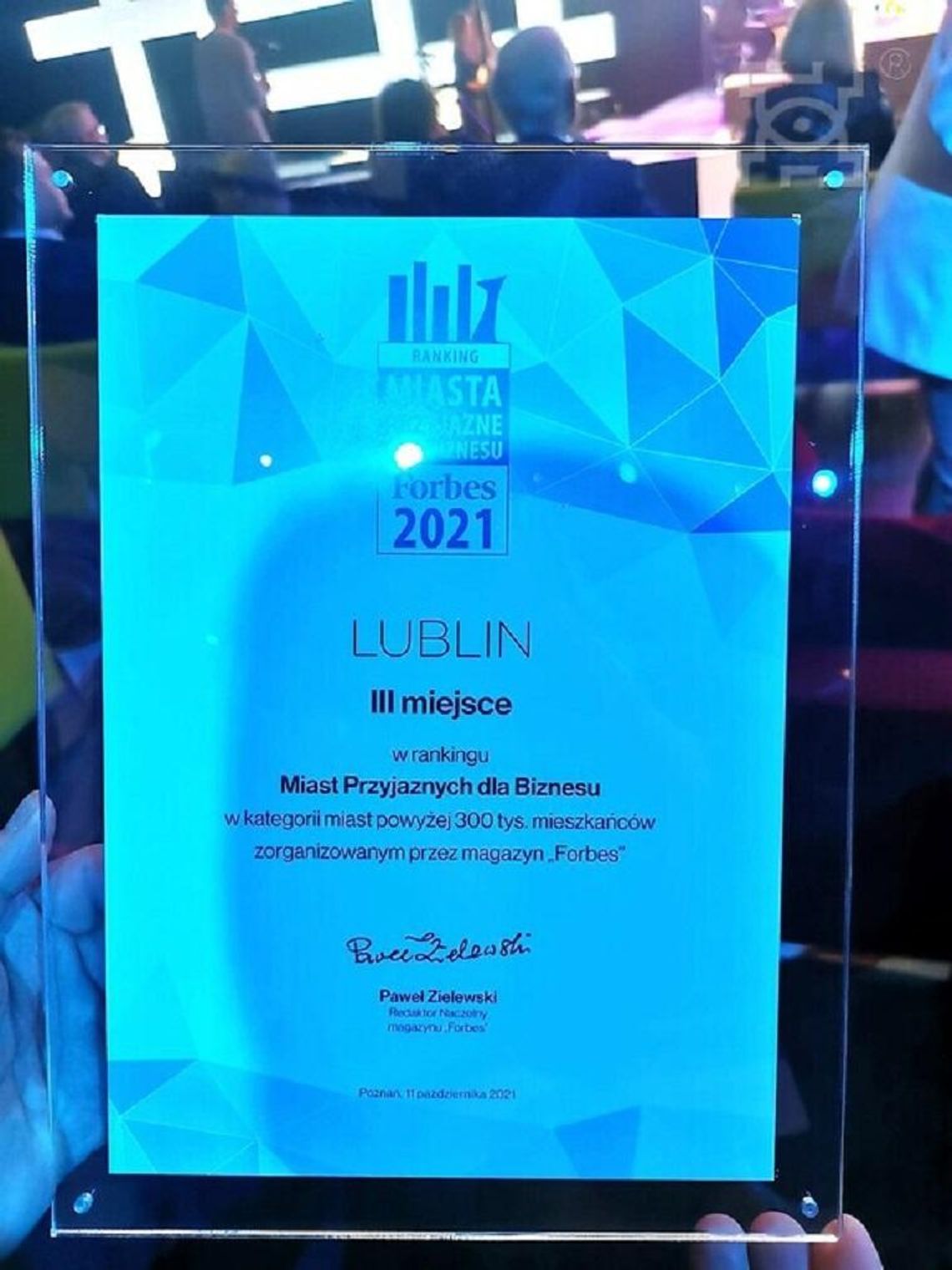 Lublin doceniony w rankingu Miast Przyjaznych dla Biznesu Lublin doceniony w rankingu Miast Przyjaznych dla Biznesu