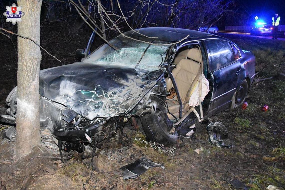 Lublin: Zamość: Nadmierna prędkość przyczyną wypadku Lublin: Zamość: Nadmierna prędkość przyczyną wypadku