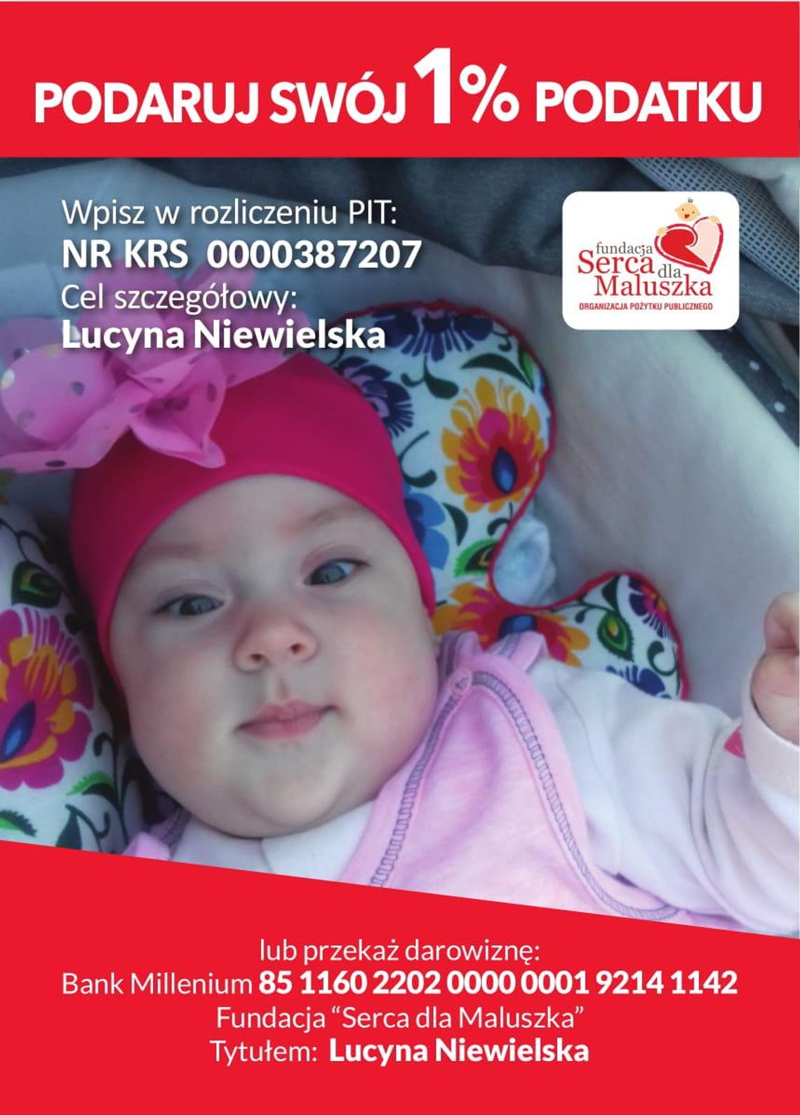 Lucyna Niewielska - Podaruj swój 1% podatku