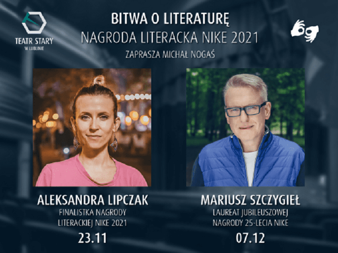  Mariusz Szczygieł i Aleksandra Lipczak gośćmi "Bitew o literaturę"