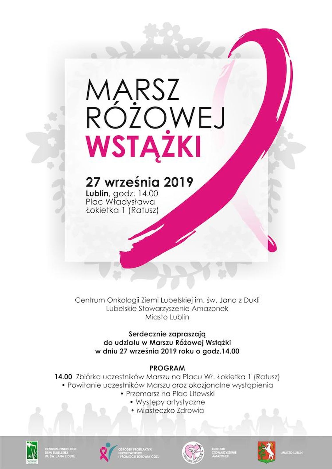Marsz Różowej Wstążki w Lublinie Marsz Różowej Wstążki w Lublinie
