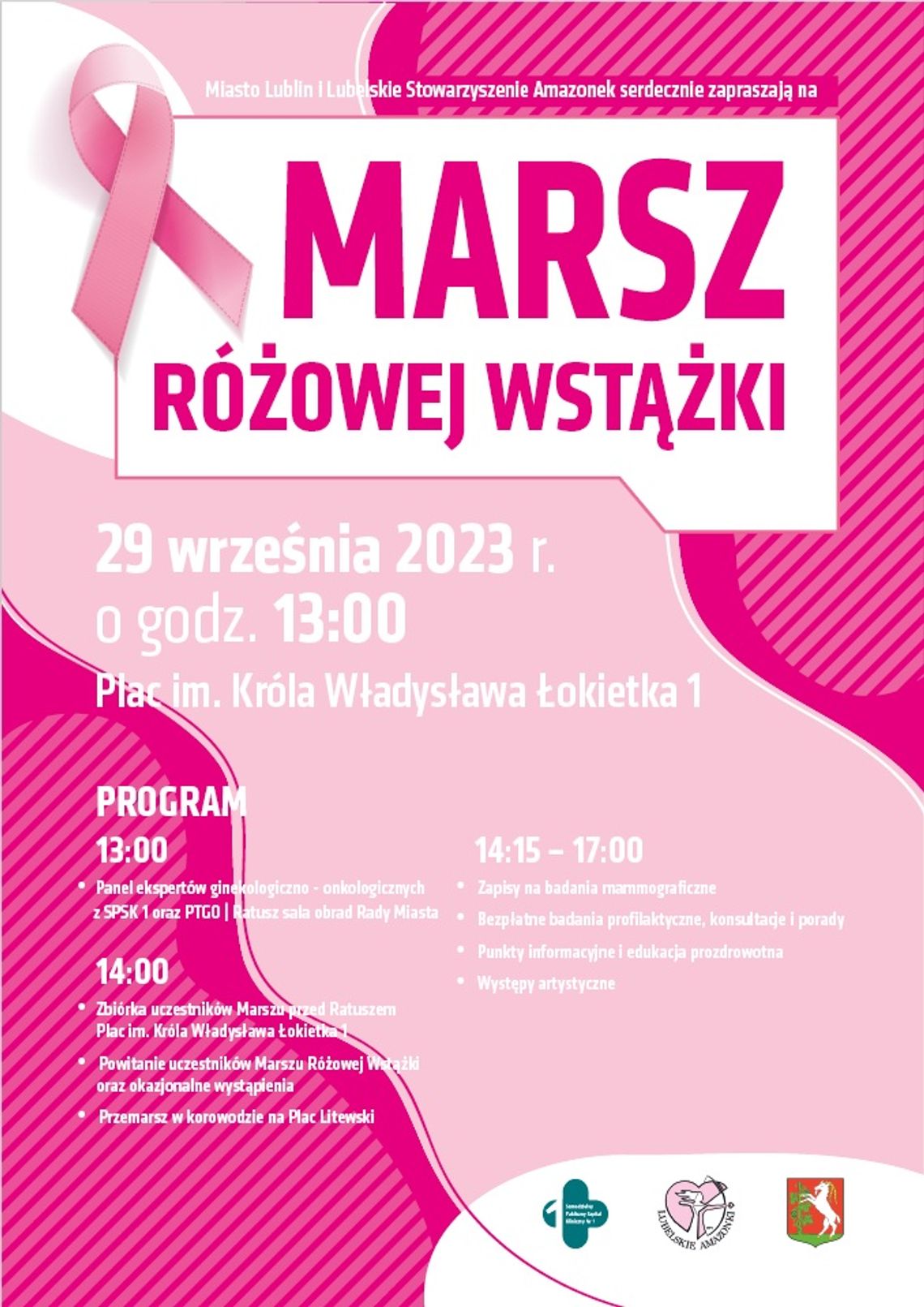 Marsz Różowej Wstążki w Lublinie