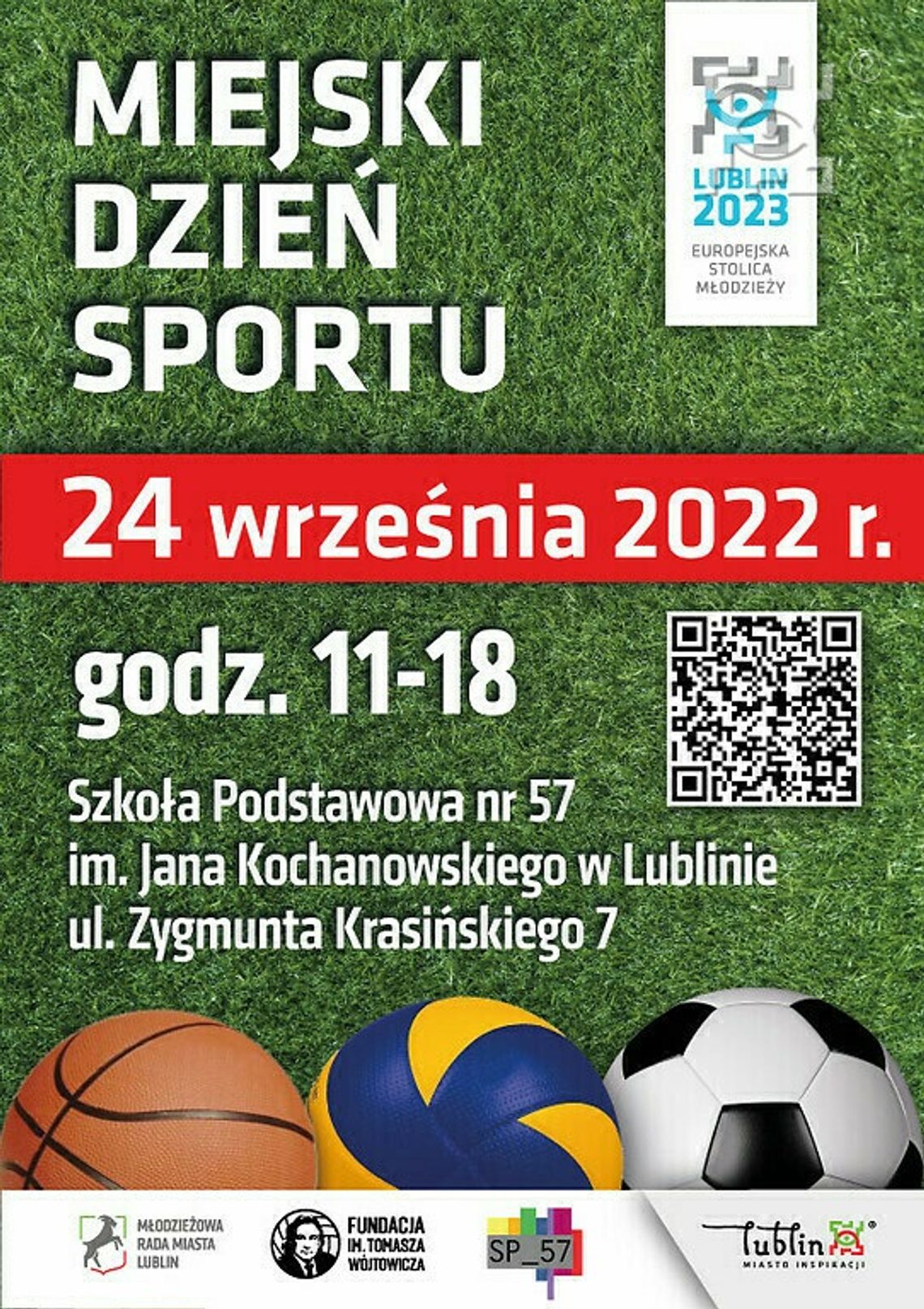 Młodzież zaprasza na Miejski Dzień Sportu Młodzież zaprasza na Miejski Dzień Sportu
