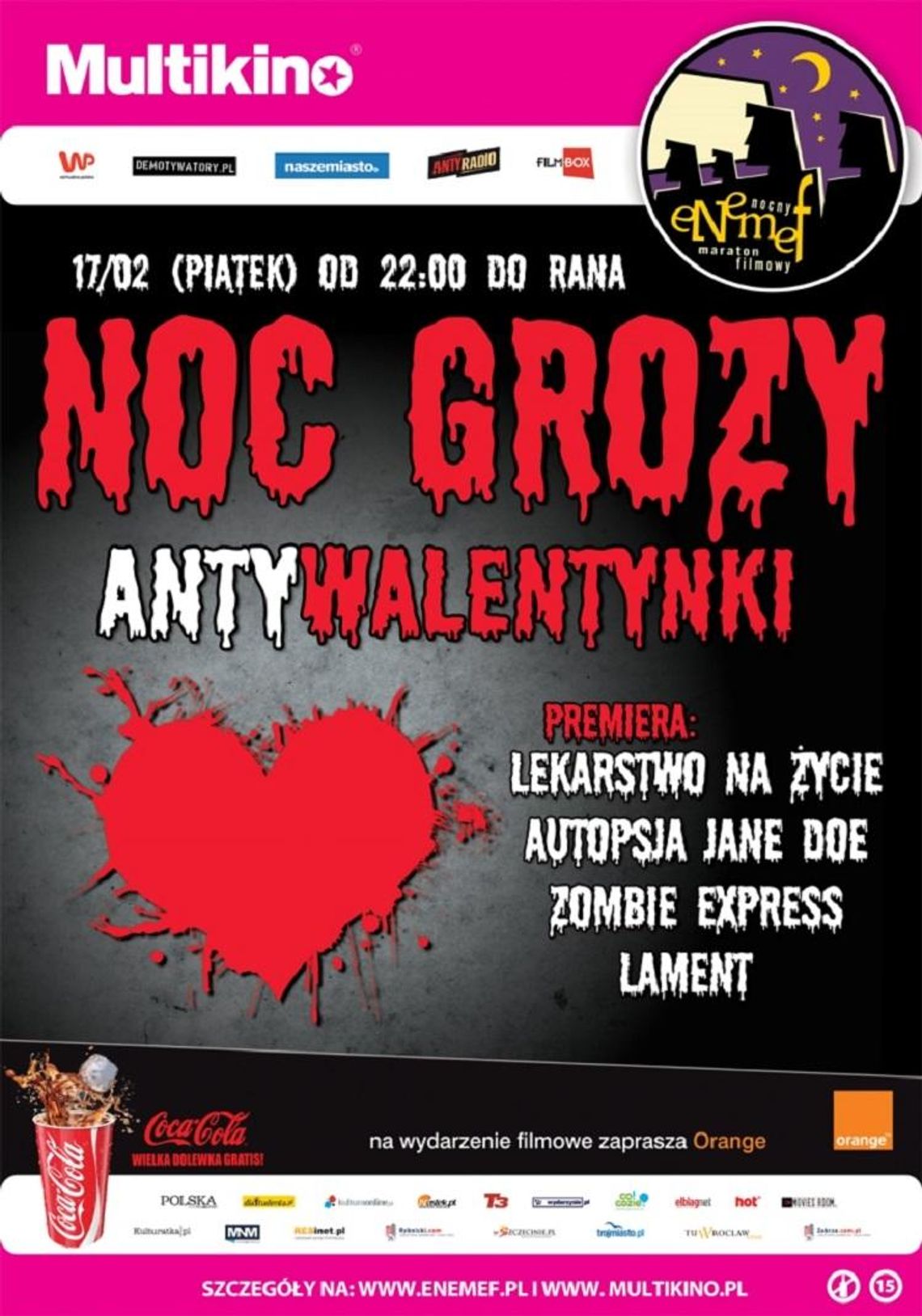 Multikino, Multikino ...ENEMEF: Antywalentynkowa Noc Grozy .