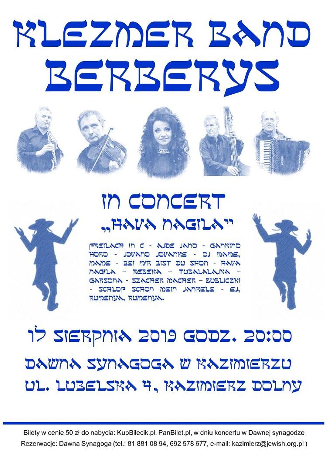 Na klezmerską muzykę do Dawnej Synagogi Na klezmerską muzykę do Dawnej Synagogi