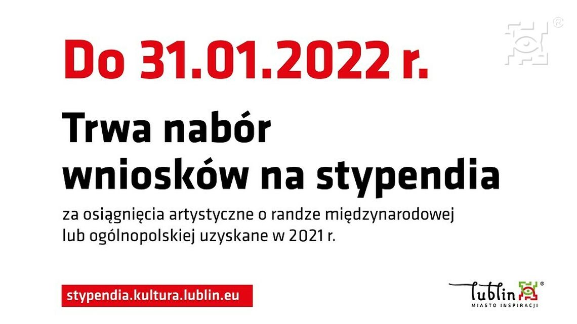 Nabór wniosków o stypendia artystyczne trwa! Nabór wniosków o stypendia artystyczne trwa!