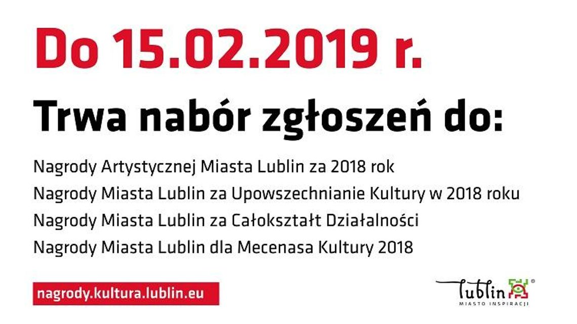 Nagrody Prezydenta Miasta Lublin * Nagrody Prezydenta Miasta Lublin *