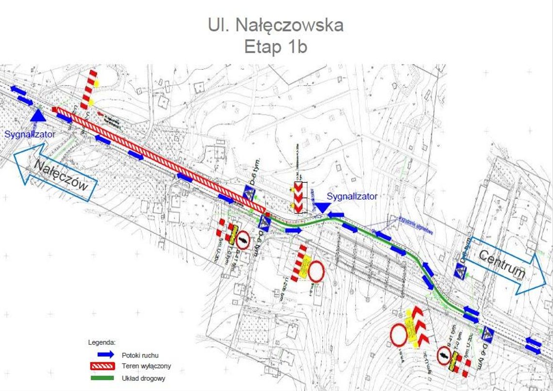 Nałęczowska - trwa zmiana organizacji ruchu. Będzie wesoło