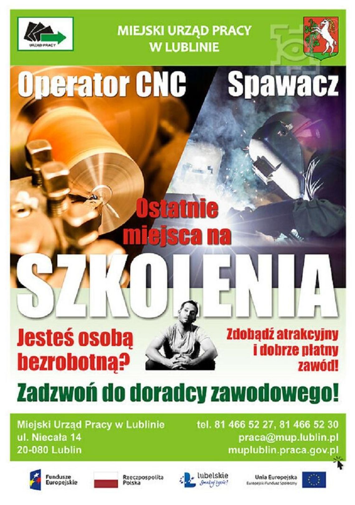 Ostatnie wolne miejsca na szkolenia dla osób bezrobotnych
