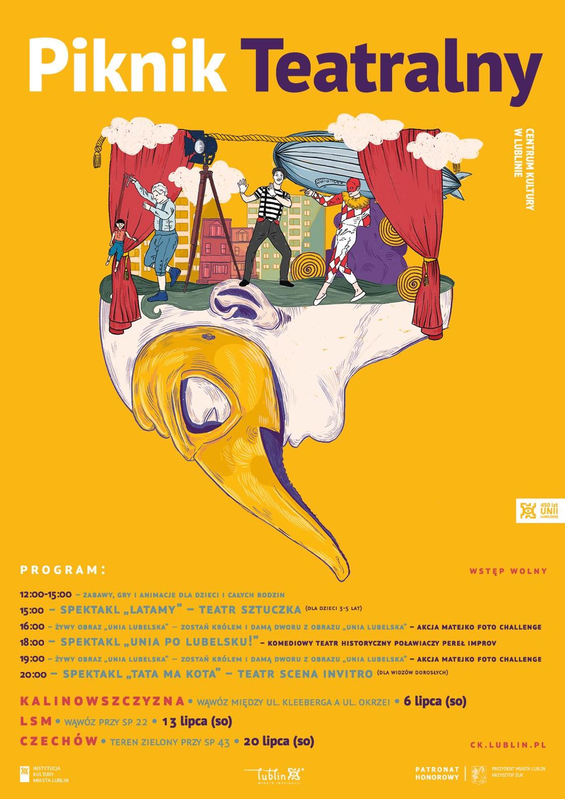 Pikniki teatralne w dzielnicach na 450-lecie Unii Lubelskiej *