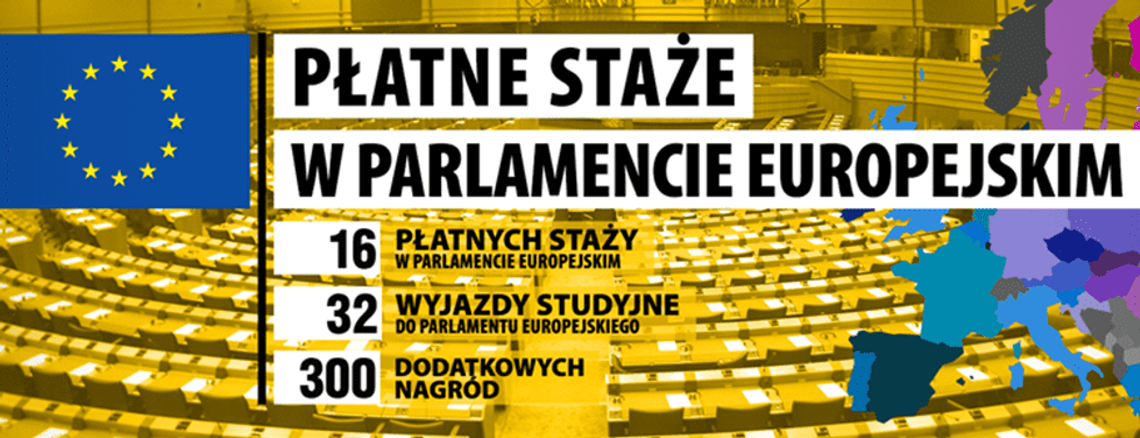 Płatne staże w Parlamencie Europejskim! Płatne staże w Parlamencie Europejskim!
