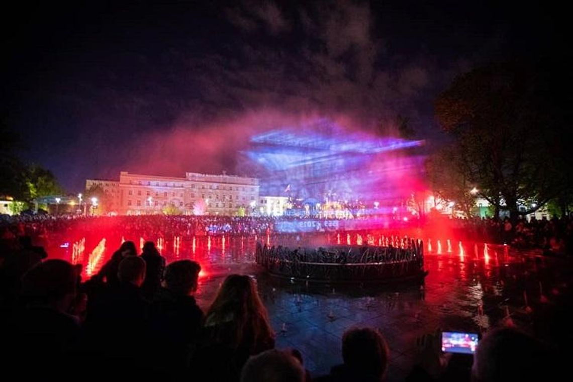 Pokazy na fontannie multimedialnej na placu Litewskim - harmonogram na czerwiec