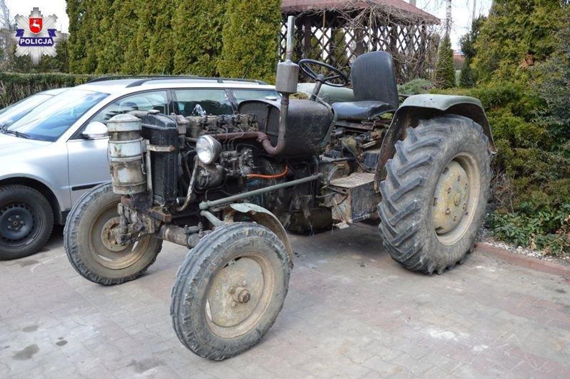 Policja informuje. Krasnystaw: Nietrzeźwy zasnął na ciągniku
