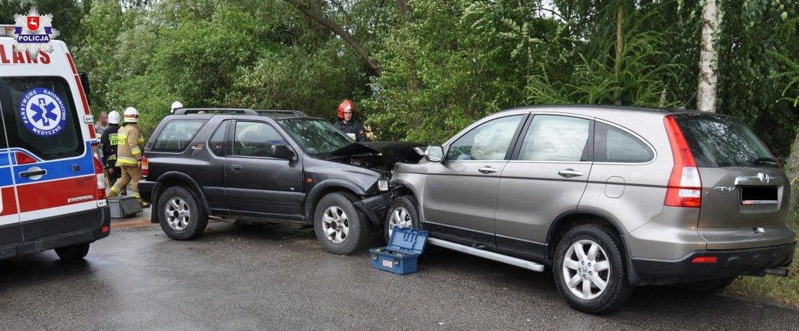 Policja informuje. Radzyń Podl.: Doprowadził do czołowego zderzenia *