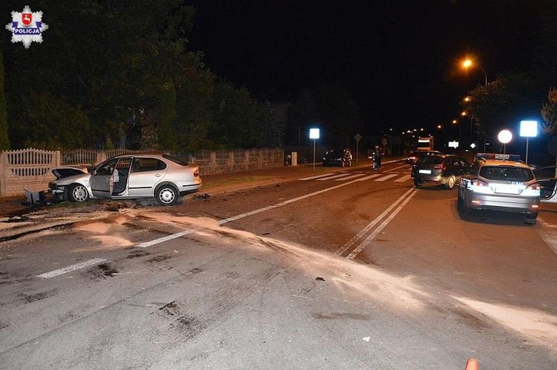 Policja informuje. Tomaszów Lub.: Nie zauważył jadącej drogą z pierwszeństwem *