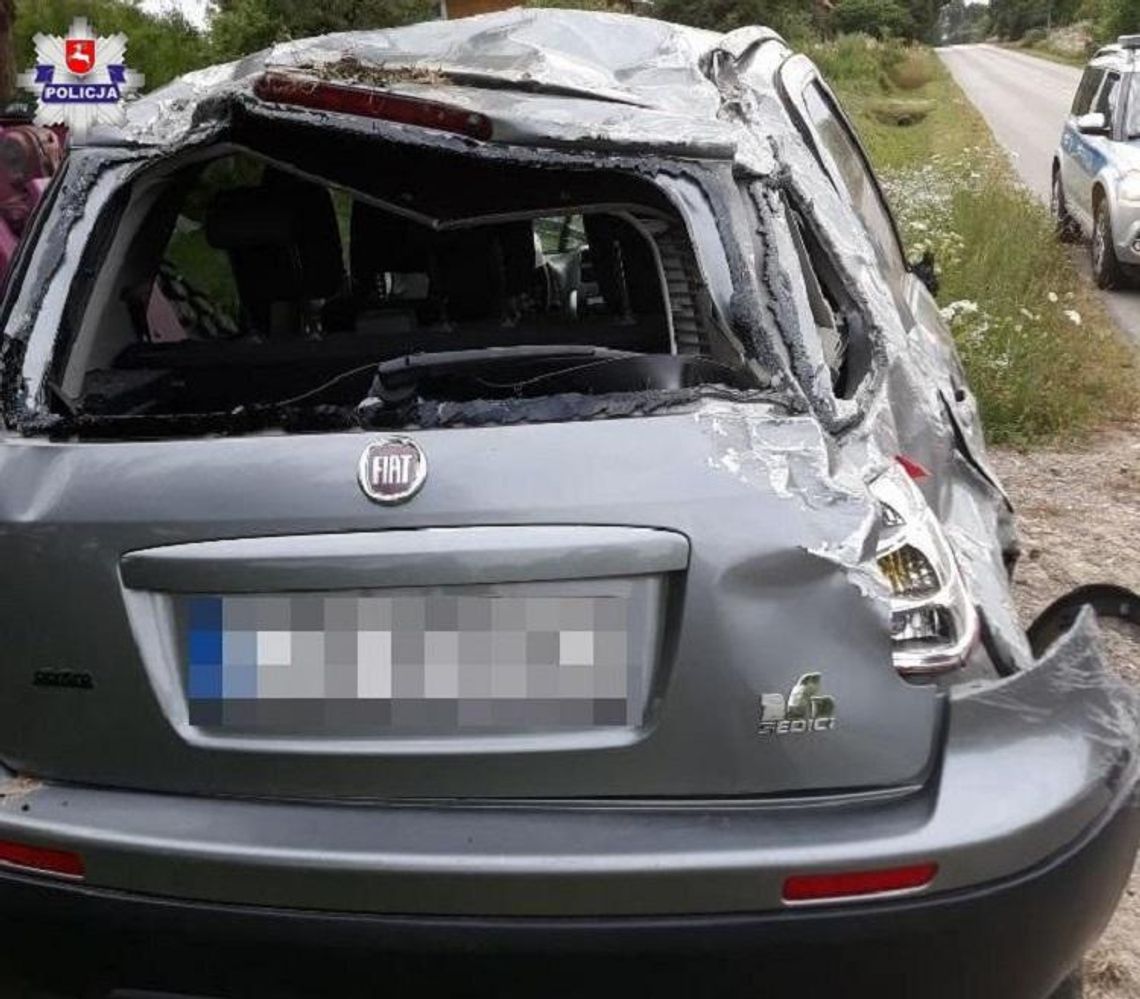 POLICJA INFORMUJE. ZAMOŚĆ: 18-LATEK JECHAŁ ZBYT SZYBKO, A 49-LATKA PRAWDOPODOBNIE ZASNĘŁA ZA KIEROWNICĄ *