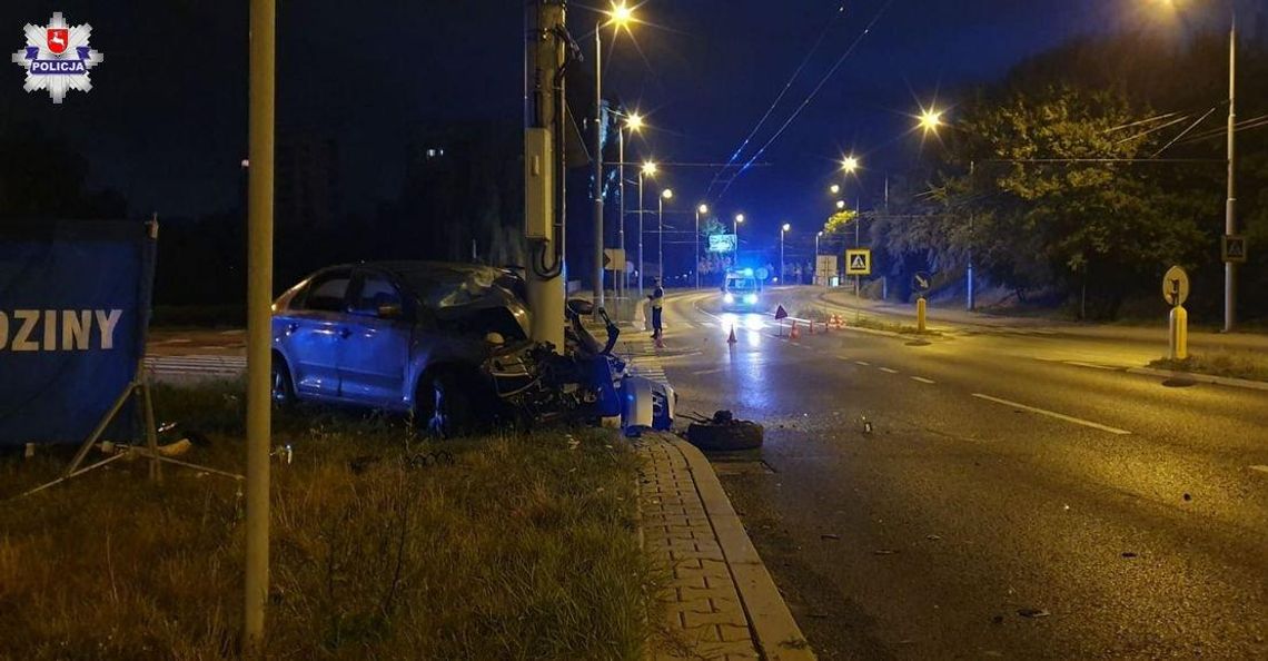 Policja ostrzega. LUBLIN: TRAGICZNY WYPADEK NA UL. NADBYSTRZYCKIEJ
