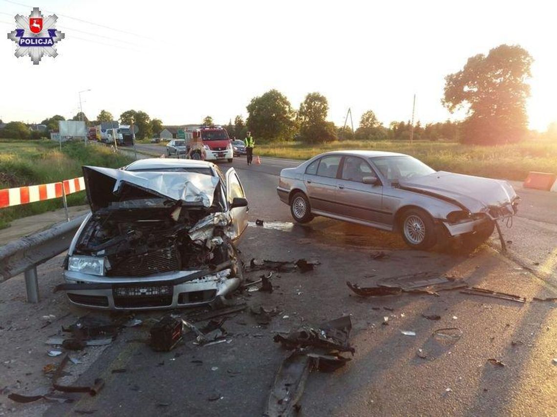 Policja ostrzega. Ryki: Groźny wypadek na DK-48