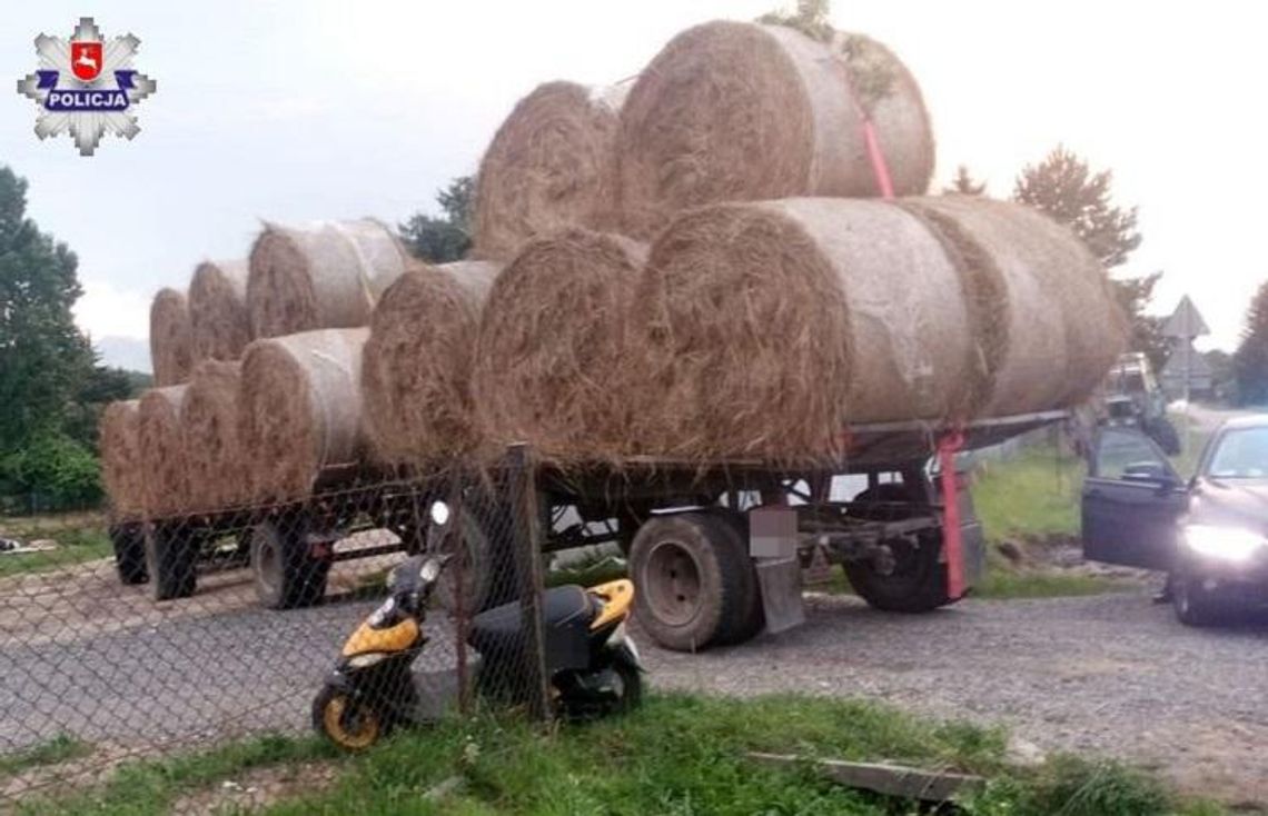 Policja ostrzega. Tomaszów Lub.: Zderzenie podczas wyprzedzania