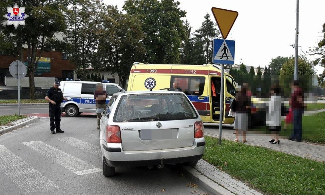 Potrącenie na przejściu 