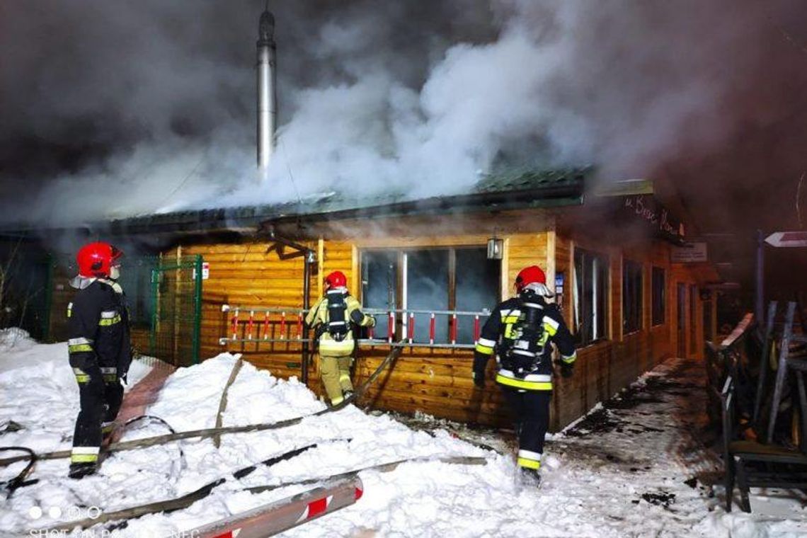 Pożar lokalu gastronomicznego przy ul. Tomasza Zana. Pożar lokalu gastronomicznego przy ul. Tomasza Zana.
