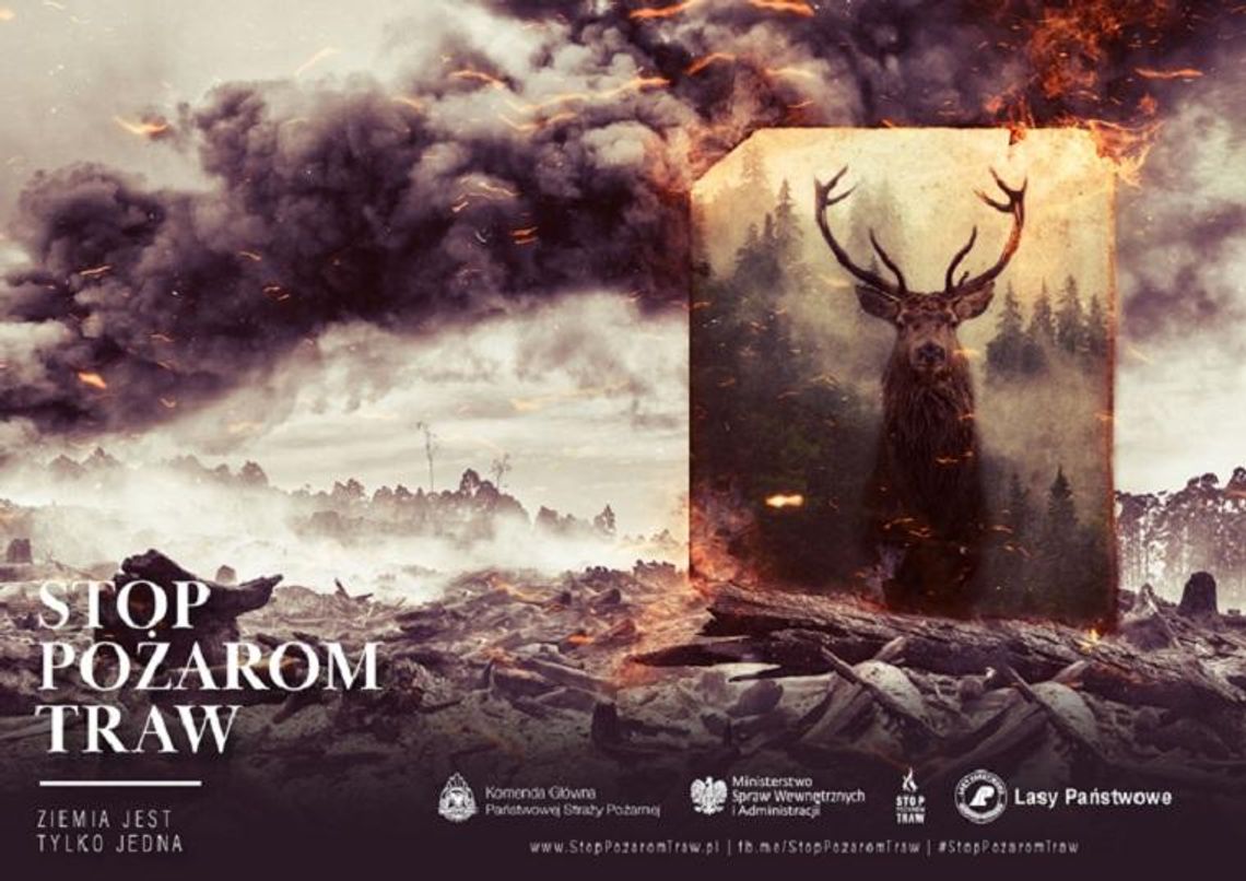 Przez weekend 10-11 kwietnia odnotowano w Polsce 1548 pożarów traw! Przez weekend 10-11 kwietnia odnotowano w Polsce 1548 pożarów traw!