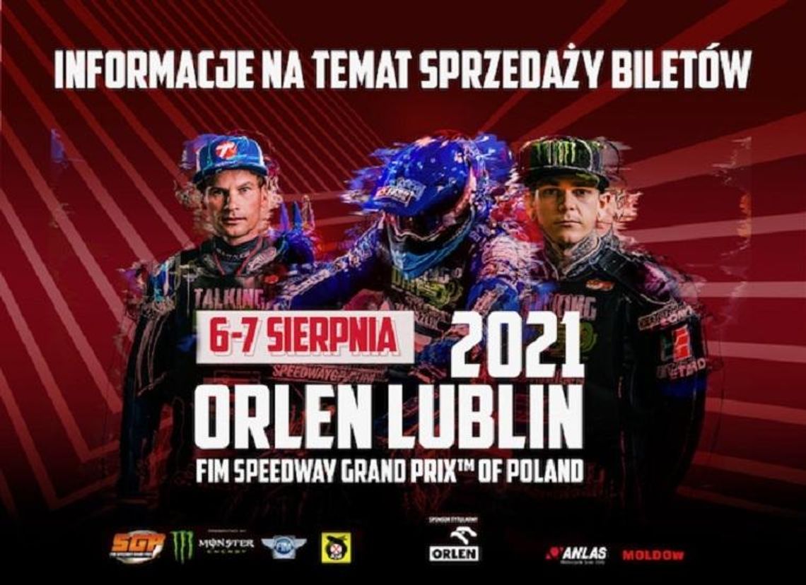 Rusza sprzedaż biletów 2021 ORLEN Lublin FIM Speedway Grand Prix of Poland Rusza sprzedaż biletów 2021 ORLEN Lublin FIM Speedway Grand Prix of Poland