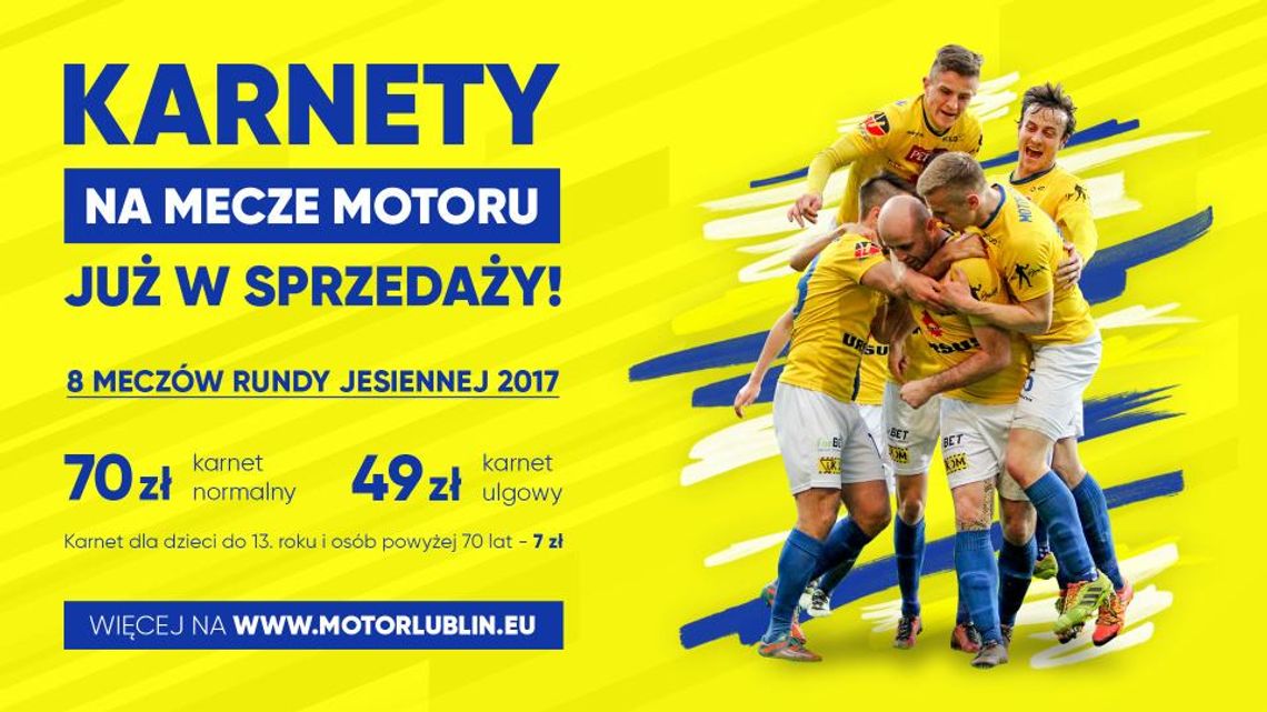 Ruszyła internetowa sprzedaż karnetów na domowe mecze Motoru Lublin w rundzie jesiennej sezonu 2017/2018!